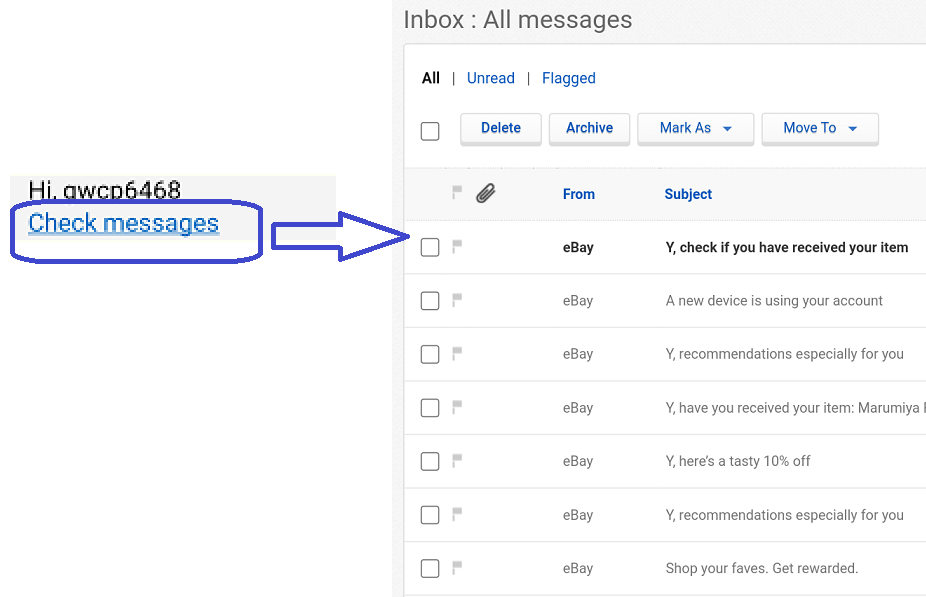 Auto Message for ebay